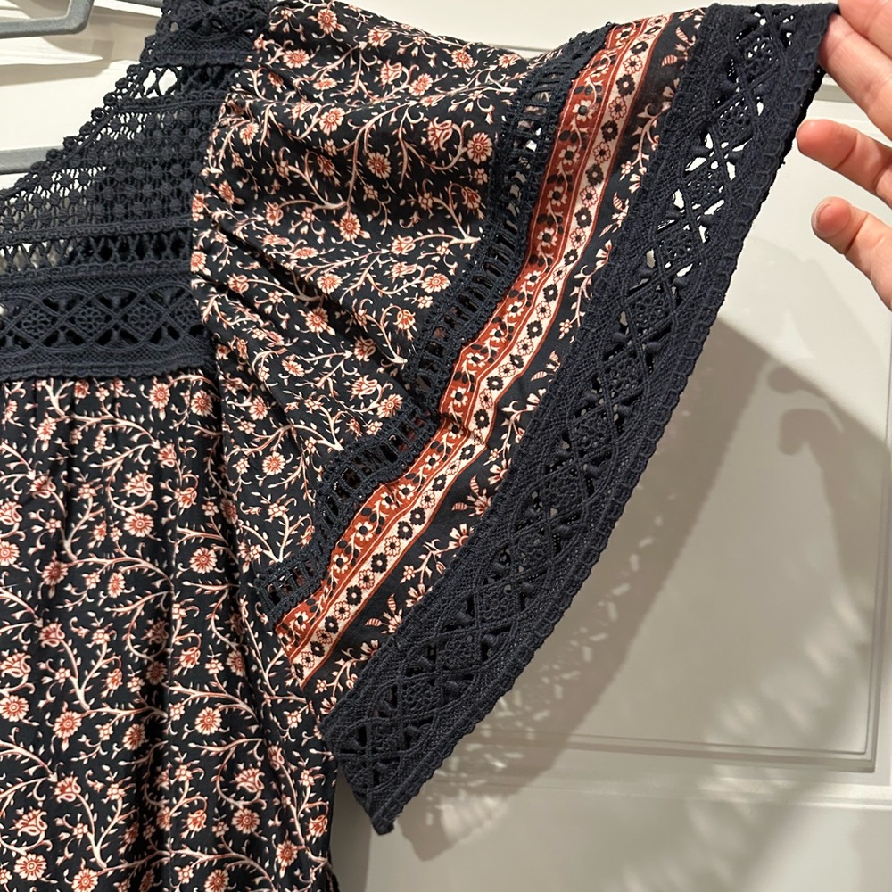 Sea New York Lace and Cotton Boho Mini Dress!